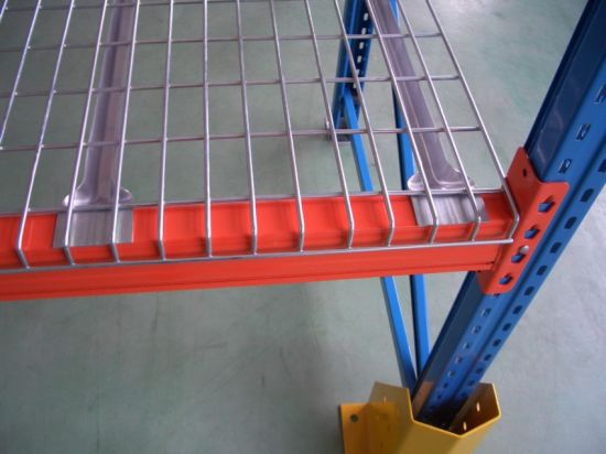 Inverted F Support Wire Mesh Decking untuk Pallet Rack