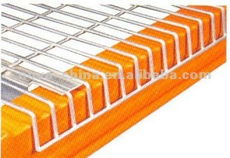 Inverted F Support Wire Mesh Decking untuk Pallet Rack