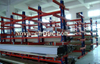 Sistem racking cantilever lengan ganda industri yang disetujui CE