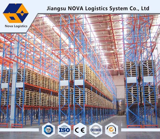 Ce Bersertifikat Tugas Berat Pallet Racking dengan Kepadatan Tinggi