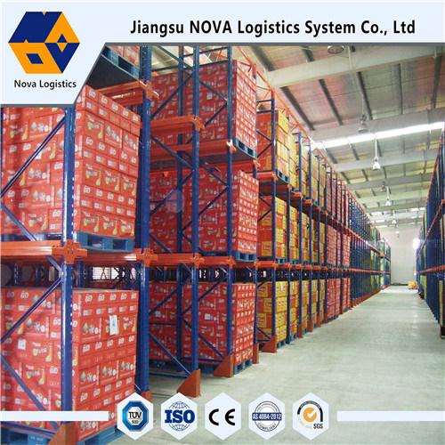 Rak Penyimpanan Pallet Tugas Berat Bentuk Jiangsu Nova