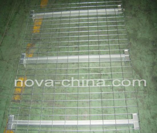 Inverted F Support Wire Mesh Decking untuk Pallet Rack