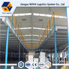 Struktur baja penyimpanan gudang lantai platform mezzanine dengan sertifikat CE