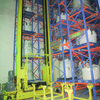 Selektif ASRS Lift Stacker Crane Pallet Warehouse Animasi