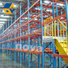 Penyimpanan gudang Racking mendukung rak palet lantai mezzanine