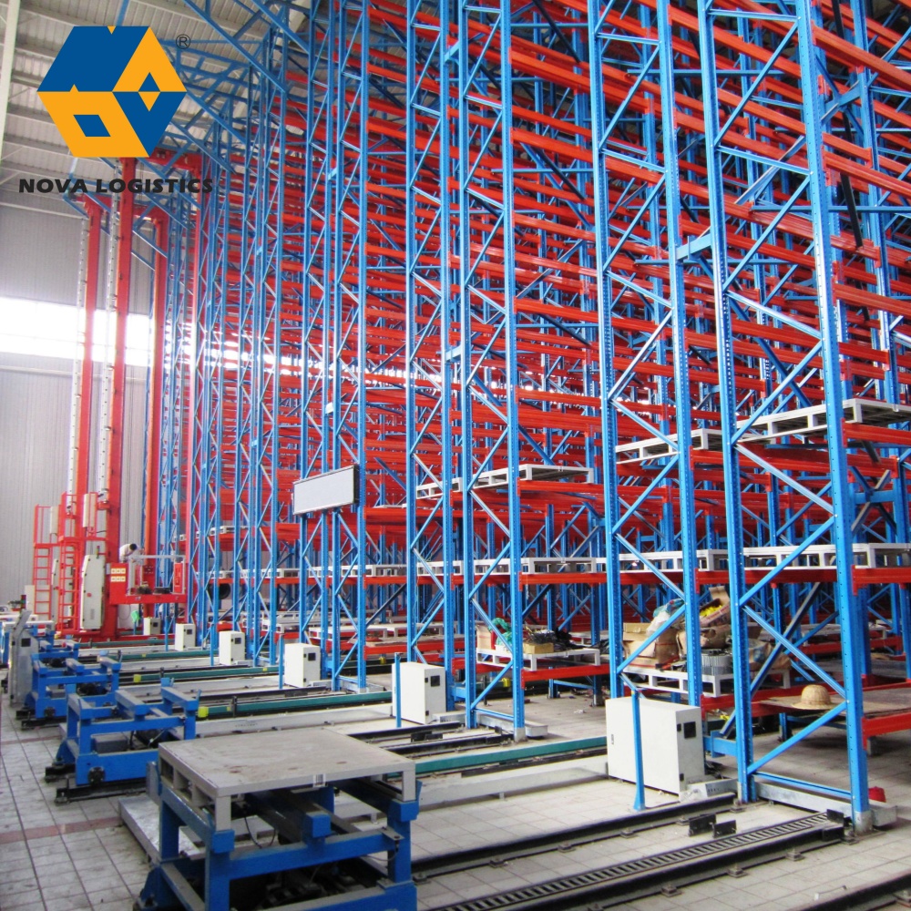 Gudang Otomatis Palet Tugas Berat Racking AS/RS System Dengan CE 