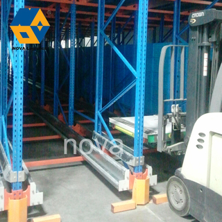 Sistem Antar-Jemput Rak Pallet Kepadatan Tinggi Gudang Otomatis