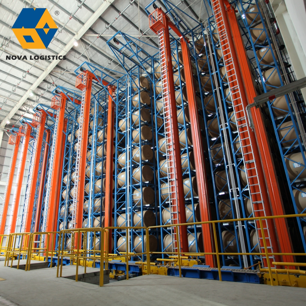 Gudang Otomatis Palet Tugas Berat Racking AS/RS System Dengan CE 
