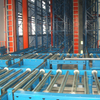 Racking Gudang ASRS Mengelola Sistem Penyortiran Roller Conveyor 