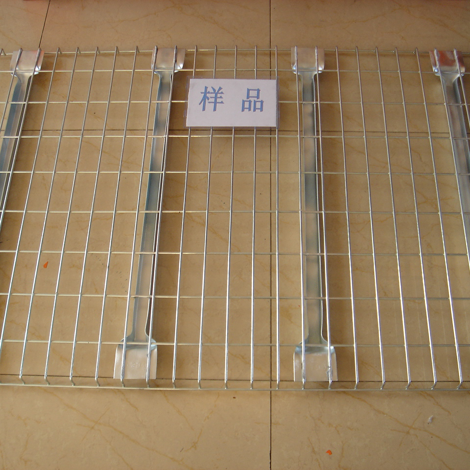 Rak Pallet Baja Tugas Berat dengan Decking Wire Mesh