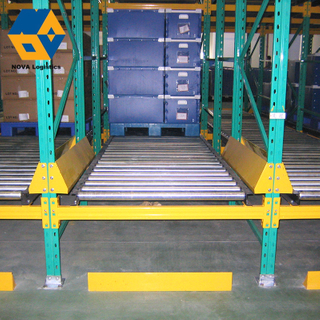 Racking palet baja penyimpanan gravitasi tugas berat